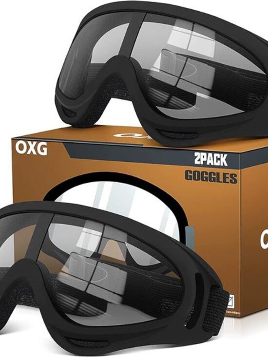 Motorcycle Goggles ATV Dirt Bike Ski Snowboard UV Protection Windproof Riding - Picture 1 of 7